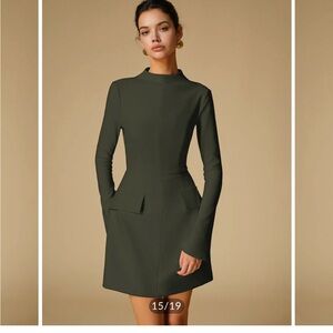 Absolutely gorgeous army green dress. Purchased a small but needed a medium
